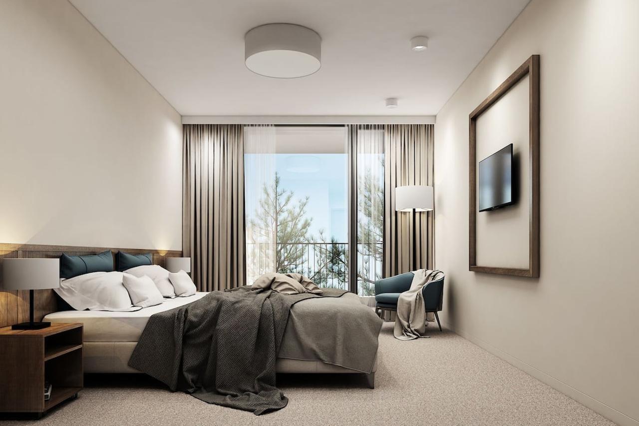Hotel Azurro Pantai Sunny Bagian luar foto